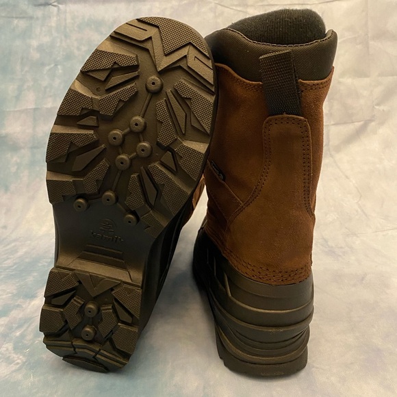 Kamik Men's NationPlus Waterproof Insulated Boots Brown Size 9 - Picture 5 of 10